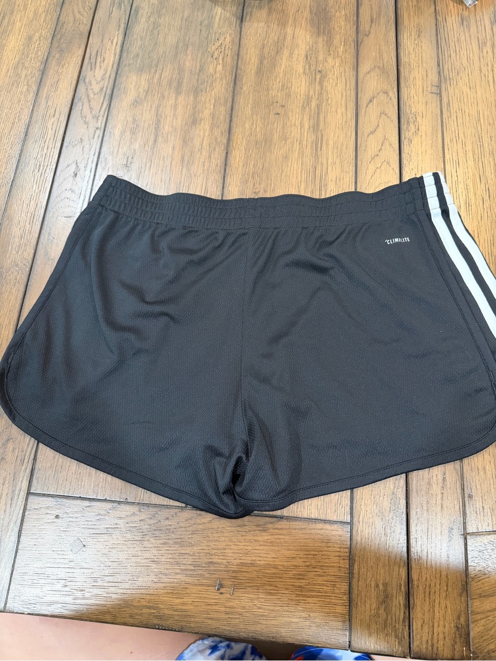 Vintage adidas Black Athletic Shorts with White 3-Stripes M - Picture 5 of 7